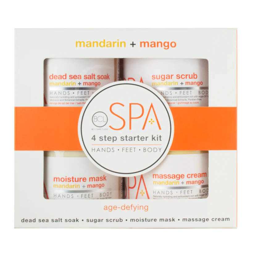 BCL spa mandarin & mango starter kit skin care unisex  4pcs BCL spa mandarin & mango starter kit skin care unisex  4pcs