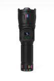 Multifunctional LED Emergency Flashlight with Built-in Bluetooth Speaker, 2000LM Bright Torch, 5400mAh Rechargeable Battery & Waterproof Design