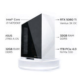 Custom Gaming PC Intel Core i7-14700KF, RTX 5060Ti 16GB Ventus 3X OC, 32GB Ram, Windows 11 Pro