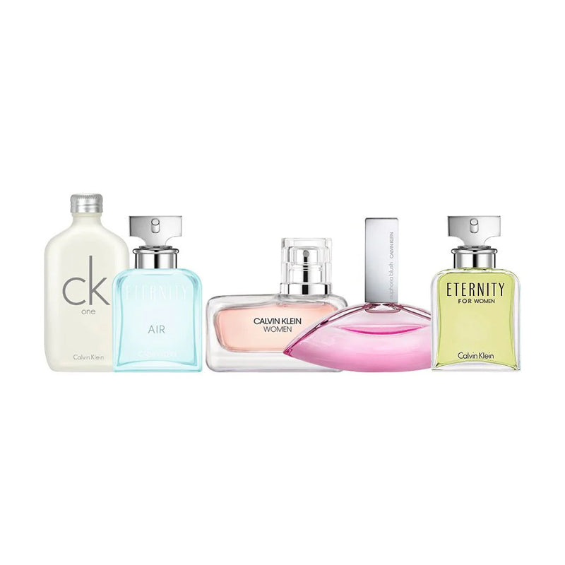 Calvin Klein Deluxe Fragrance Travel Collection For Her - 5 pcs Calvin Klein Deluxe Fragrance Travel Collection For Her - 5 pcs