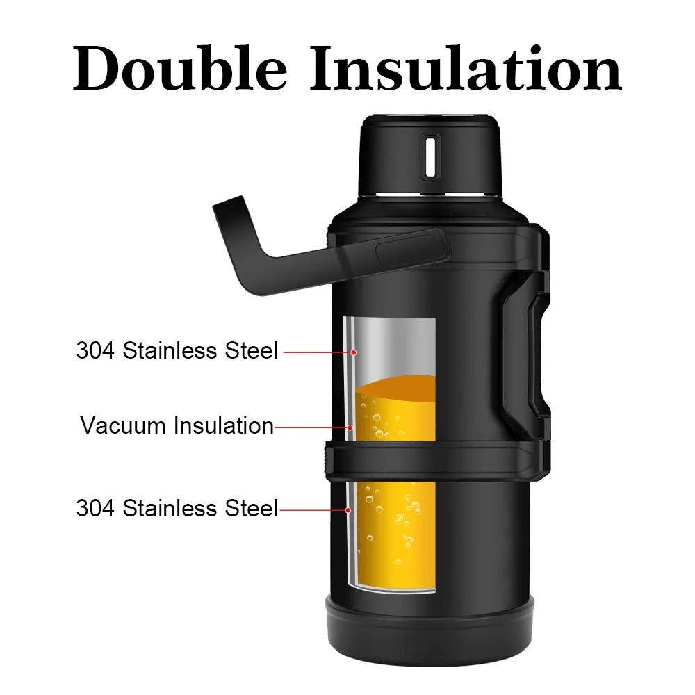 D.kadi KD9104 Vacuum Bottle 4L - Green D.kadi KD9104 Vacuum Bottle 4L - Green
