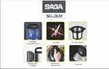 Saga 8L Food Chopper with 4 Stainless Steel Blades & 2-Speed Control - SG-2618