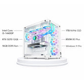Custom Gaming PC Intel Core i5-14400F RTX 5070 12GB GDDR7, 16GB RAM DDR5, 1TB NVME SSD, Win 11 Pro