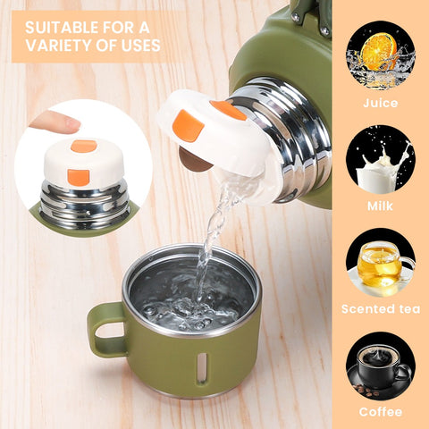 D.kadi KD9106 Vacuum Bottle  - 1L