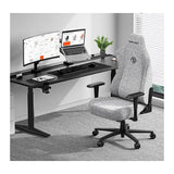 Andaseat Novis Gaming Chair, Fabric, Large - Grey