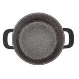 Pre-Order Daewoo AS Series Granite Cooking Set of 11 Pcs (32,28,24 cm Pot, 26 cm Pan, 20 cm Casserole) with 8 Pcs Silicone Pot Handle and Free Food Warmer 6 L