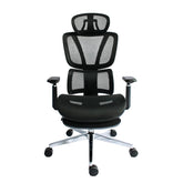 Black Bull Ergonomic Mesh Gaming & Office Chair with Footrest