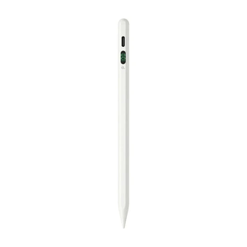القلم الذكي PowerO+ Smart Pencil Pro بخاصية رفض لمس راحة اليد - أبيض