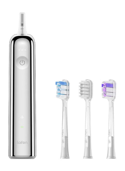 Wave Tooth Brush with high-frequency vibrations of up to 66,000 times per minute with an ultra-wide 60° oscillating motion. IOS and Android Support