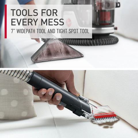Hoover, CleanSlate Spotwasher – Portable Carpet & Upholstery Cleaner with Multi-Tool Kit