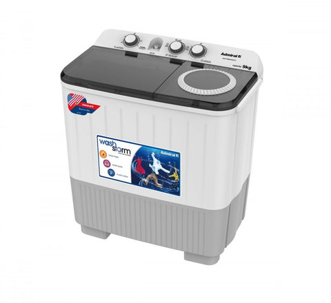 ADMIRAL TWIN TUB WASHING MACHINE 9 KG - ADTT09KUWCP1