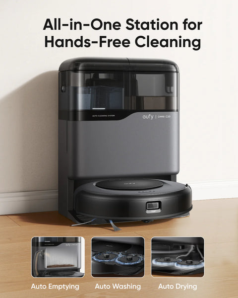 Eufy T2280V11, Robot Vacuum Omni C20 - Black