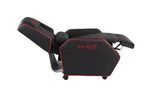 Gamax Gaming Sofa XL Black & Red Recliner (Assembly not included)