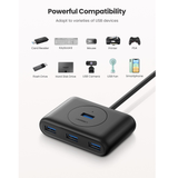 UGREEN USB 3.0 Hub 1m (Black)