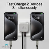 Engage, Dual USB-C Port Power Adapter (35W)