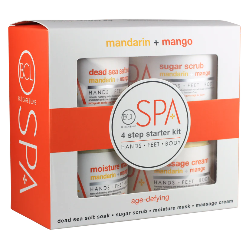 BCL spa mandarin & mango starter kit skin care unisex  4pcs BCL spa mandarin & mango starter kit skin care unisex  4pcs