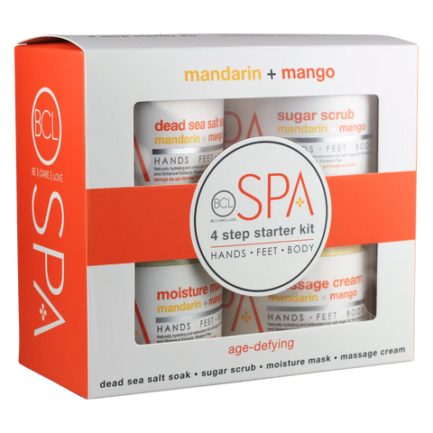BCL spa mandarin & mango starter kit skin care unisex  4pcs