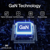 Engage, 4-Port GaN Travel Charger/Adapter (120W)