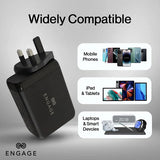 Engage, GaN Charger/Adapter (200W) – Black