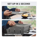 Naturehike Stainless Steel Folding Grill - Stainless Steel / Small