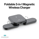 إنجِيج، شاحن لاسلكي مغناطيسي قابل للطي 3 في 1