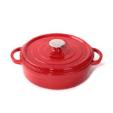 OMS Low Casserole With Enamel Coating Gray - 24 cm