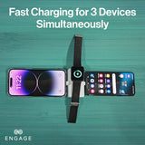 Engage, Portable Dual Port Lightning/USB-C & Watch Charging Power Bank (5000mAh)