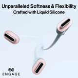 Engage, Super Soft Silicone, USB-C to USB-C Cable with Lightning Adapter