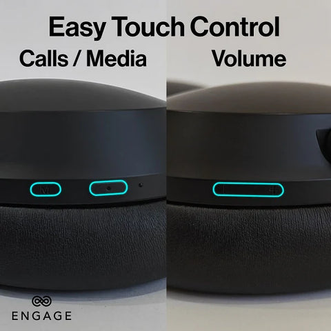 Engage Over-Ear Wireless Hybrid ANC Headphones – Dual Drivers, 70H Playtime, Transparency Mode
