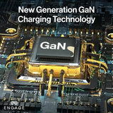 Engage, Power Adapter with Interchangeable UK/EU Plug & 4 Ports (100W)