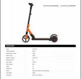 Porodo Lifestyle Kids Electric Scooter (130W, 14km/h, 8km Range, Ages 6–12)