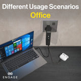 Engage, Hybrid 65W GaN Charger 10000mAh Power Bank