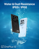 ون بلس 13 5G – شاشة Pro XDR مقاس 6.82 بوصة بمعدل تحديث 120Hz، ذاكرة RAM بسعة 16GB، سعة تخزين 512GB، معالج Snapdragon 8 Elite، شحن سريع بقوة 100 واط