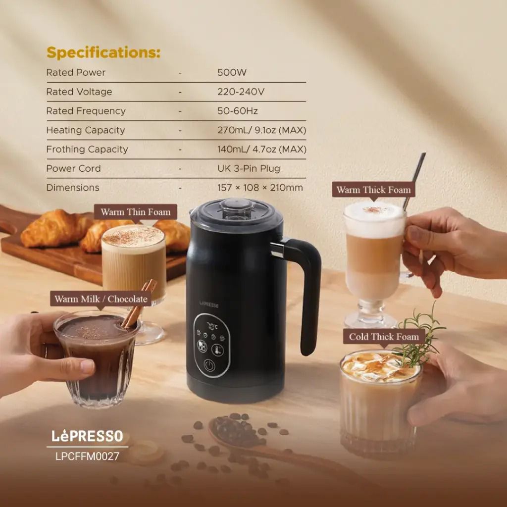 Lepresso Four Froth Milk Frother Lepresso Four Froth Milk Frother