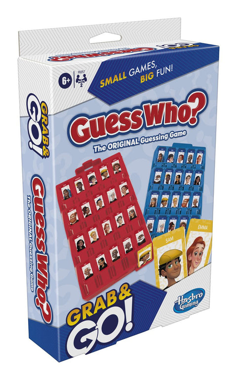 Hasbro F8257, Guess Who Grab and Go, Classic Game