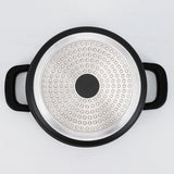 دايو طقم قدور جرانيت من سلسلة دايو ايه أس، 11 قطع (قدر 32, 28, 24 سم, مقلاة 26سم, طاجن 20 سم) مع 8 مقابض سيلكون وحافظة طعام سعة 6 لتر مجانا