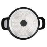 Pre-Order Daewoo AS Series Granite Cooking Set of 11 Pcs (32,28,24 cm Pot, 26 cm Pan, 20 cm Casserole) with 8 Pcs Silicone Pot Handle and Free Food Warmer 6 L