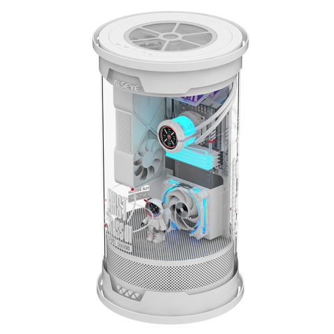 Gaming PC AMD Ryzen 7 7800X3D, RTX 5070, 32GB DDR5, 2TB NVMe - White Build