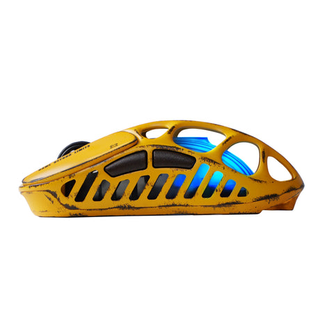 GravaStar Mercury X Pro Wireless Gaming Mouse with 8K Dongle Special Edition - Battle Worn Yellow