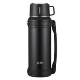 D.Kadi KD9110 Vacuum Bottle 2000ML with Carry Strap - Black