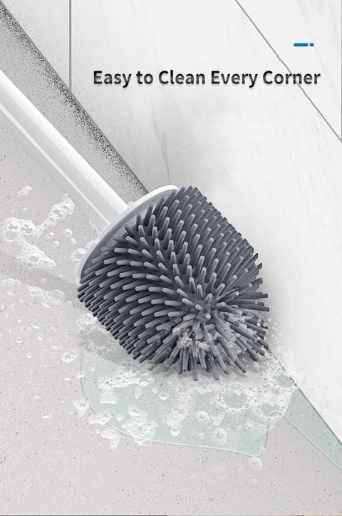 Toilet Cleaning Brush + Holder