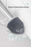 Toilet Cleaning Brush + Holder
