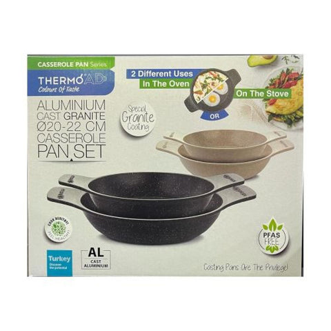 Thermo AD Egg Set - 20 / 22 cm- 2 pcs - Brown