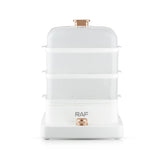 RAF 3-Tier Electric Food Steamer with 12L Capacity, Rapid Steam Release & 1300ml Water Tank - 1200W