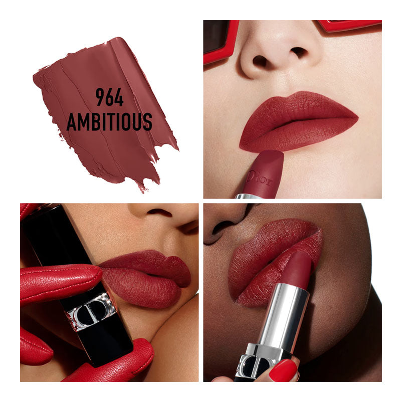 Dior Rouge Dior Lipstick - 964 Ambitious Velvet Finish Dior Rouge Dior Lipstick - 964 Ambitious Velvet Finish