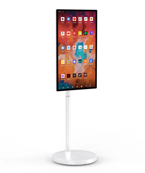 32-Inch Android 13 Smart Touch Display with SIM Support, Full HD IPS Screen, 4GB RAM, 128GB Storage & Rotating Stand