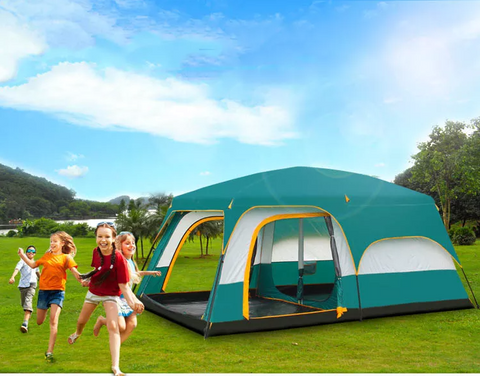 Foldable Family Camping Tent with Carry Bag – 8–10 Persons