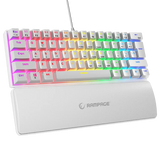 Rampage 60% Gaming Keyboard - White