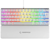 Rampage 60% Gaming Keyboard - White