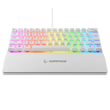 Rampage 60% Gaming Keyboard - White